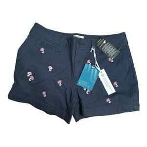 NWT Stitch Fix Market & Spruce blue shorts with flowers